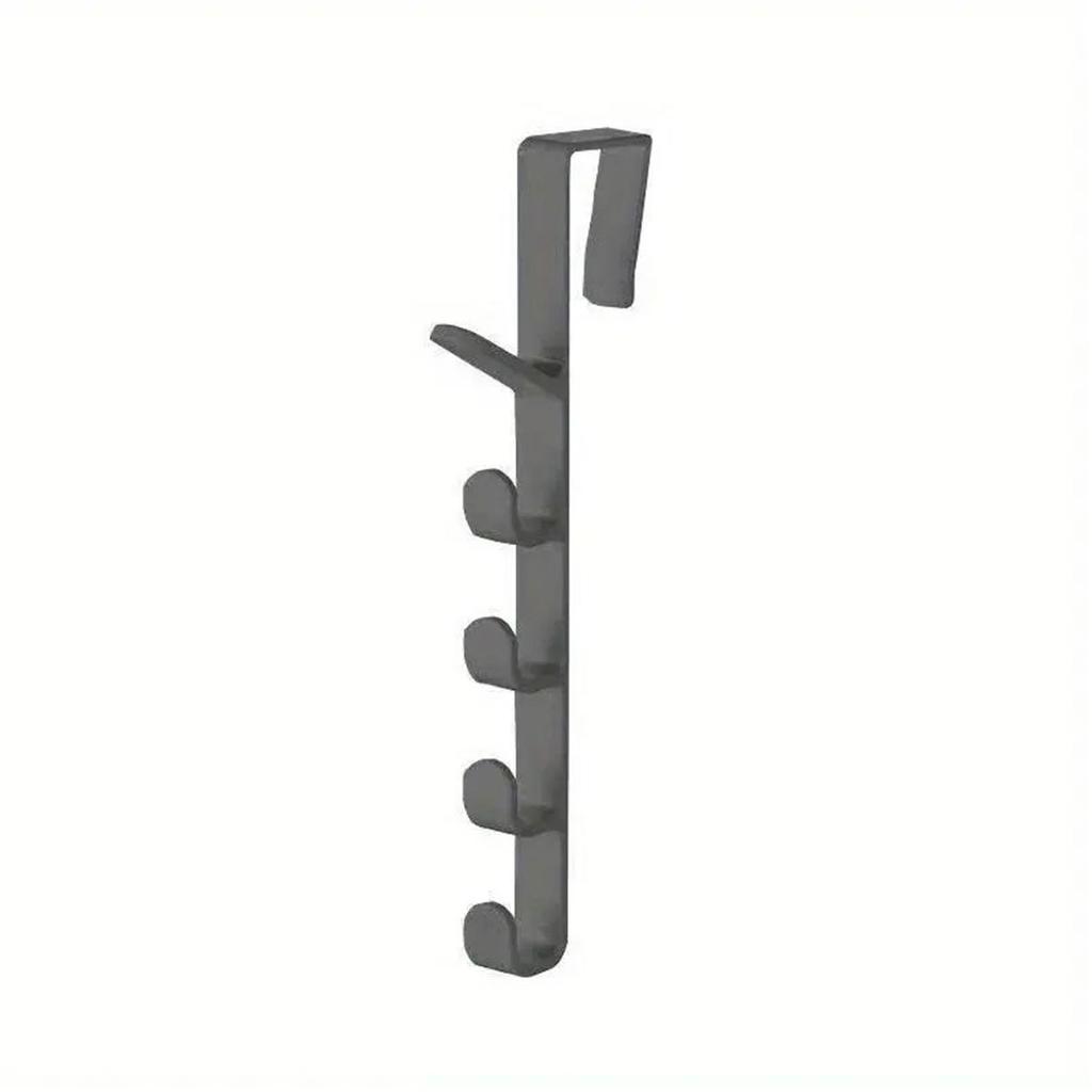 5 Hook Design Door Top Hanger Closet Kitchen Bathroom Door Towel Rack ABS Hanging Hook