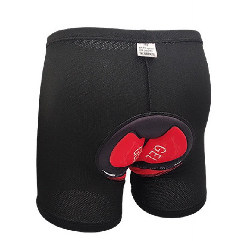 Mens Cycling Shorts With Gel Pad Breathable Padded Underwear Road Mountain Bike Riding Sports