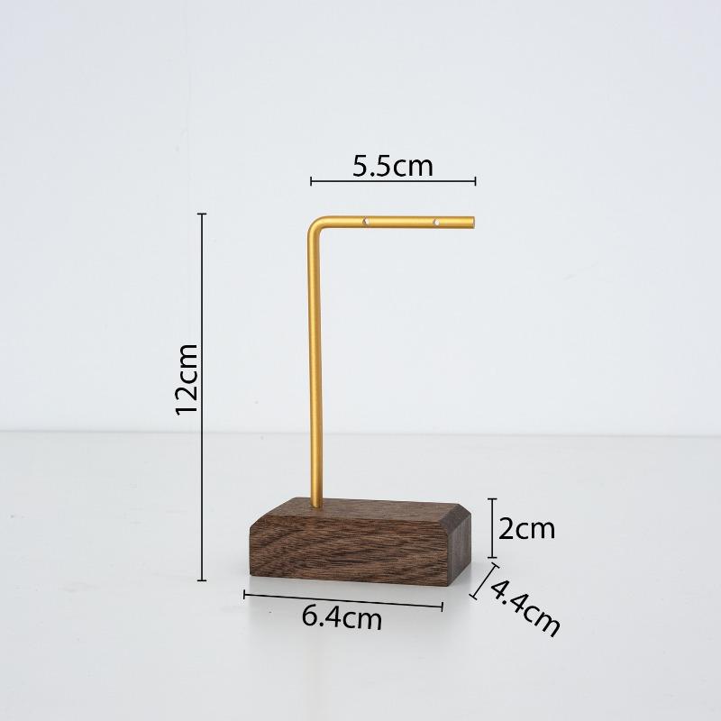 Multiple Jewelry Displays Rack Solid Wood Earrings Showcase Stand Ring Holder Counter Show Holder Live Stream Organizer Tray