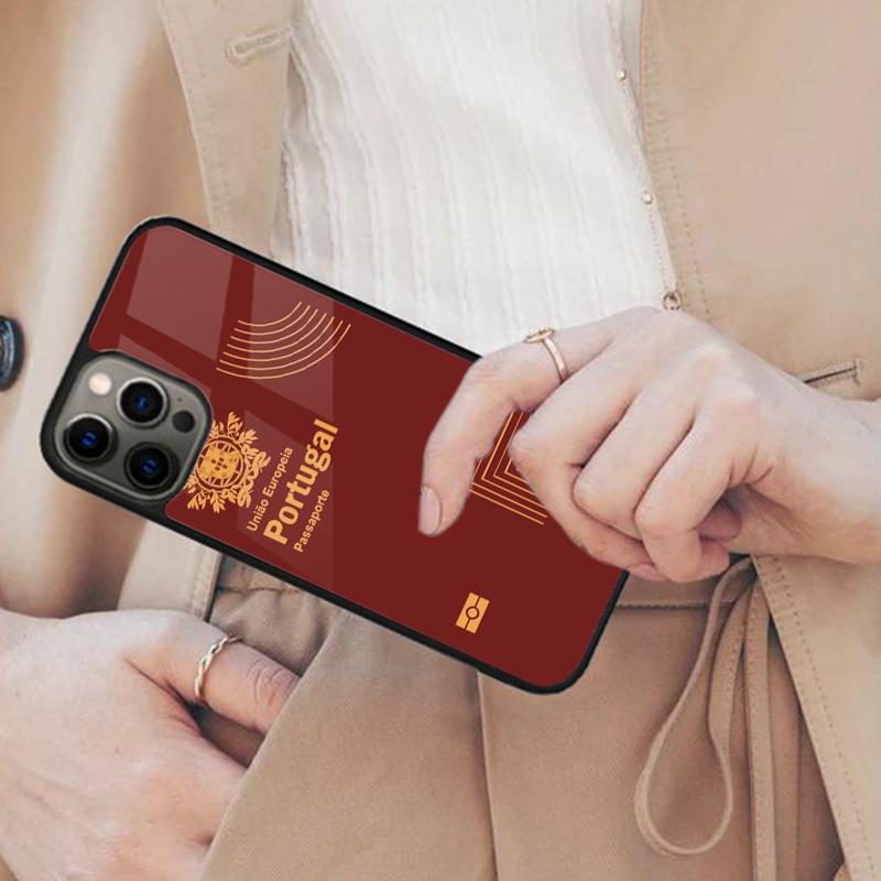 Portugal Passport Flag Magnetic Phone Case For APPLE iPhone 17 Air 16 14 13 12 Pro Max 15 Plus Wireless Charge MagSafe Cover