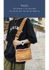 2024 Japanese Ins Canvas Retro Women's Shoulder Bag with Frayed Edges