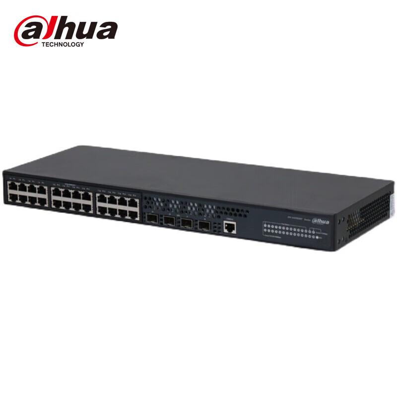 Dahua Enterprise Layer 3 Managed 24-Port Gigabit Switch with 4x 10G SFP+ CN Plug (adapter Included)