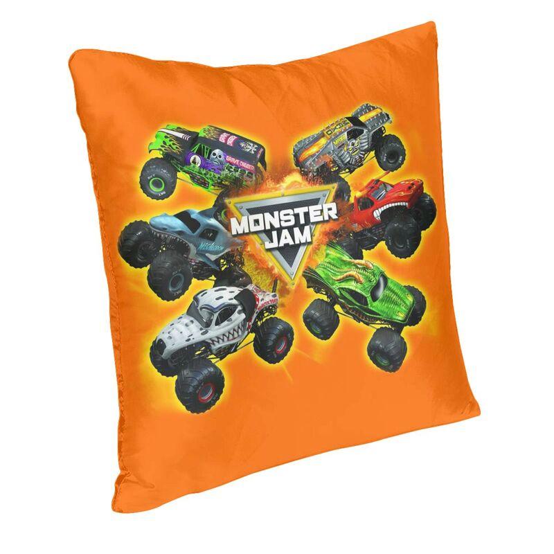 Monster Jam Grave Digger Monster Truck Square Pillow Cover Home Decor Cushions Throw Pillow Living Room Doublesided Printing