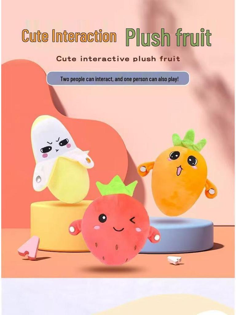 Interactive Fruit-Themed Musical Toys: Banana, Strawberry, Carrot Piano Set for Parent-Child Play