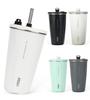 On Social TYESO Tumbler with Stainless with Vacuum Keeps Hot or Easy To Direct Large 2025 Upgraded Version [Popular Media] Straw, 600ml, Steel, Lid,
