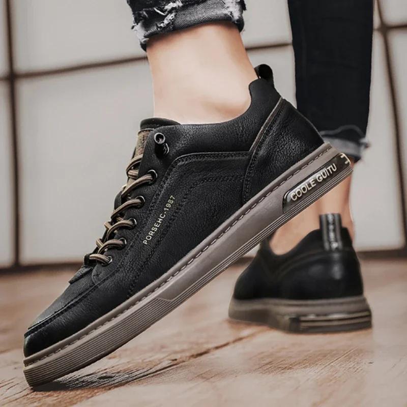 Sneaker da uomo selvagge da esterno Moda di alta gamma Scarpe da abito a pedale singolo Scarpe da uomo per uomo Scarpe casual da uomo comode e basse