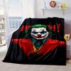 Coole Clowns-Muster-Decke Flanell-Decke für Bett, Sofa, Camping, Wandern, Picknick-Zubehör, Geschenk für Familie, Fan-Geschenke