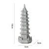 Multifunctional Gardening Sandstone Pagoda Pagoda Garden Miniature Sculpture  Aquarium Hiding Cave