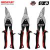 Wiseup 1Pcs Aviation Snip Multifunctionele Metalen Plaat Snijden Schaar Links Rechts Rechte Industriële Werk Professionele Hand Tool