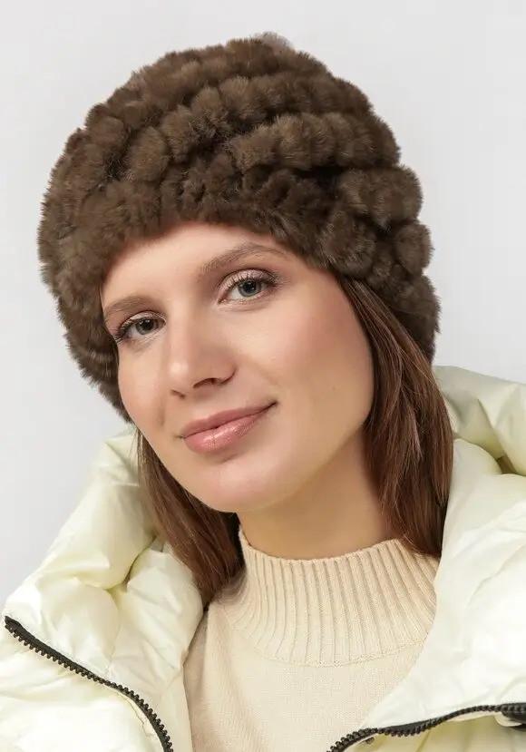 

Fur hat for women Supretto, brown (78730004)