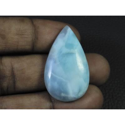 20X36X06 MM Natural Blue Larimar Pectolite Healing Crystal Gemstone 43Cts. C-609
