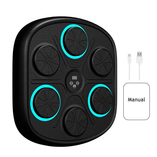 

Умный музыкальный боксерский тренажер настенный, режимы скорости регулируемые, электронная светодиодная мишень для тренировок по боксу, боксерская груша, оборудование для домашних тренировок в спортзале A