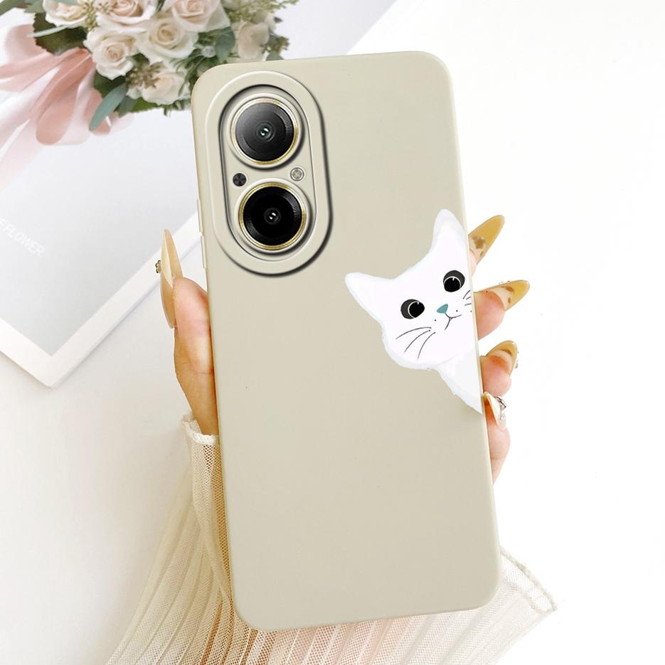 For Realme C67 4G Case RMX3890 Cute Rabbit Cartoon Cover Soft Silicone Case For Realme 12 Lite C 67 RealmeC67 4G Back Cover Bags