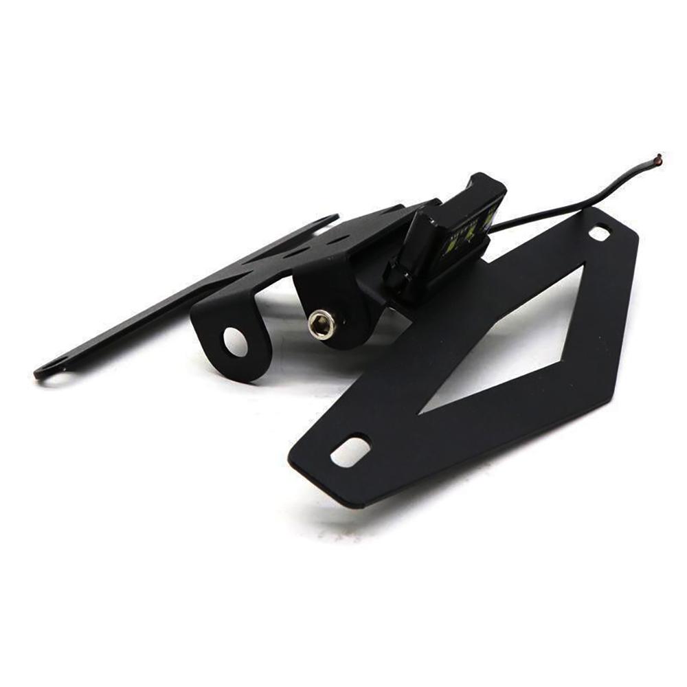 Benelli 752S 752 için LED Işık ile Motosiklet Arka Plaka Tutucu Çerçeve Braketi