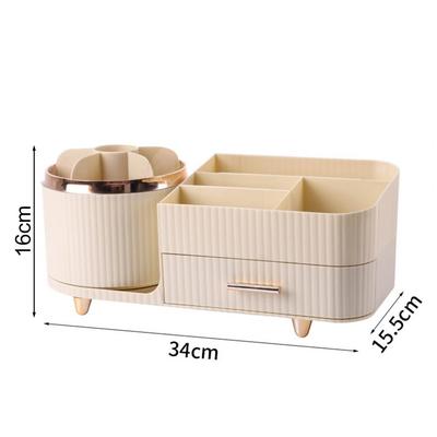 Rotating Cosmetic Storage Box Makeup Organizer with 360° Rotation Capacity Rotating Makeup Organizer with for Lipsticks