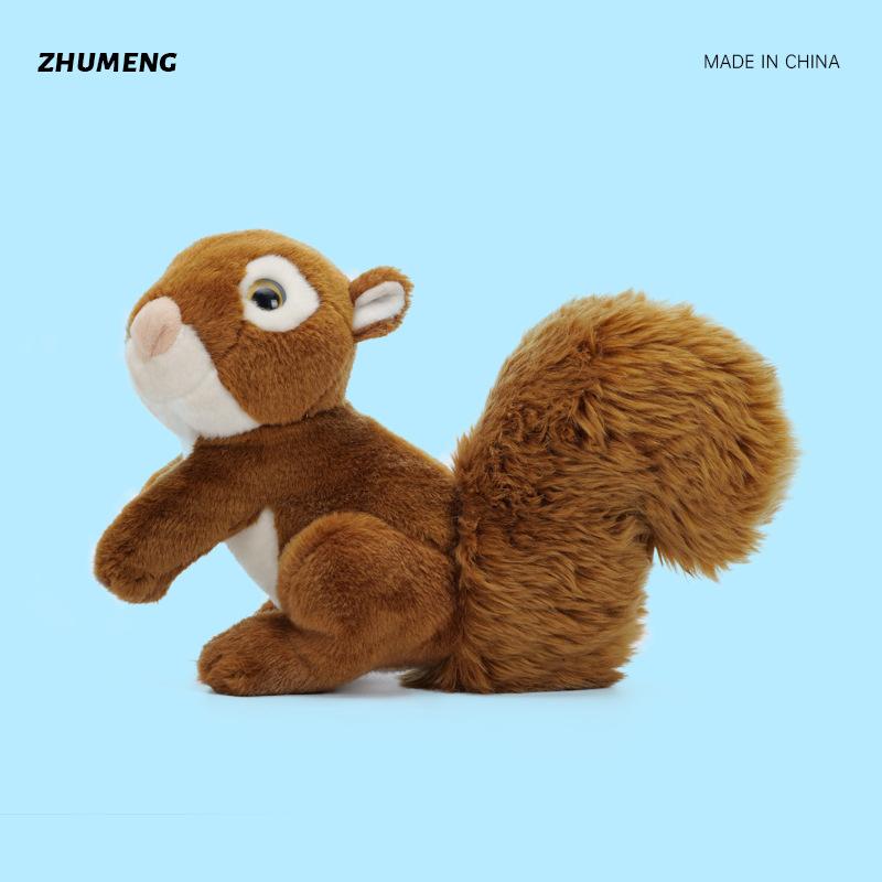 New Cute and Super Cute Squirrel Plush Toy Doll Creative Doll