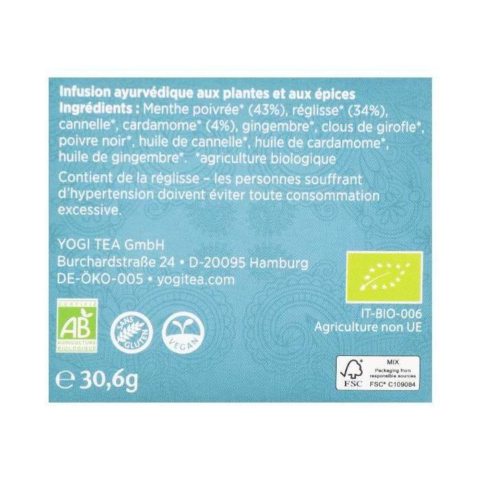 Yogi Tea Réglisse Menthe