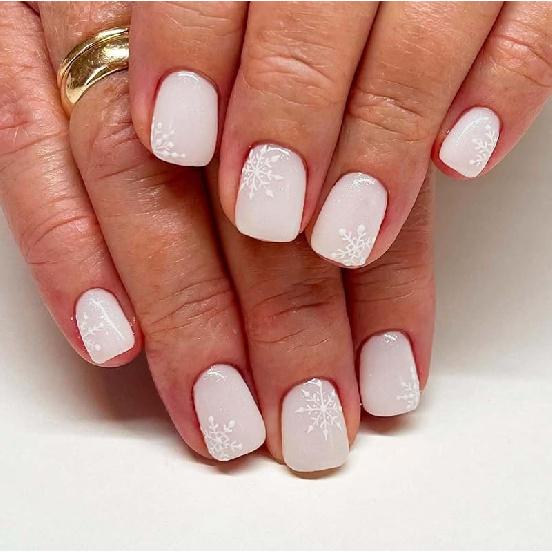 30pcs Thanksgiving Press on Nails Round Head Fake Nails Fall Cute Turkey Leave False Nail Short Glue on Nails with Colored Turkey Design Glossy