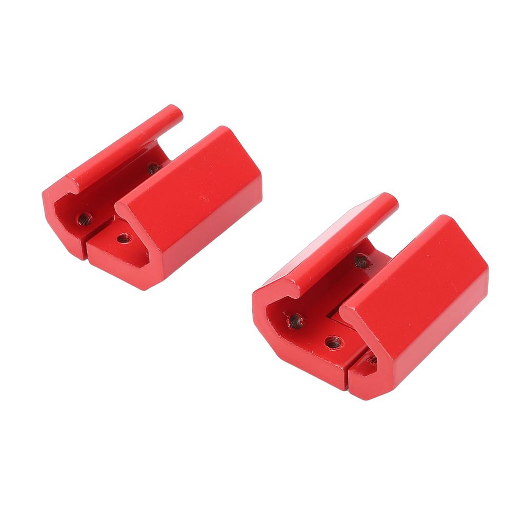 Hörnklämma för skena Passar   System Verktygslåda Sidskena   Adapterfästen Röd