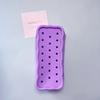 DIY Silicone Hole Pen Bag Large Capacity Pencil Case New Student Stationery Bag