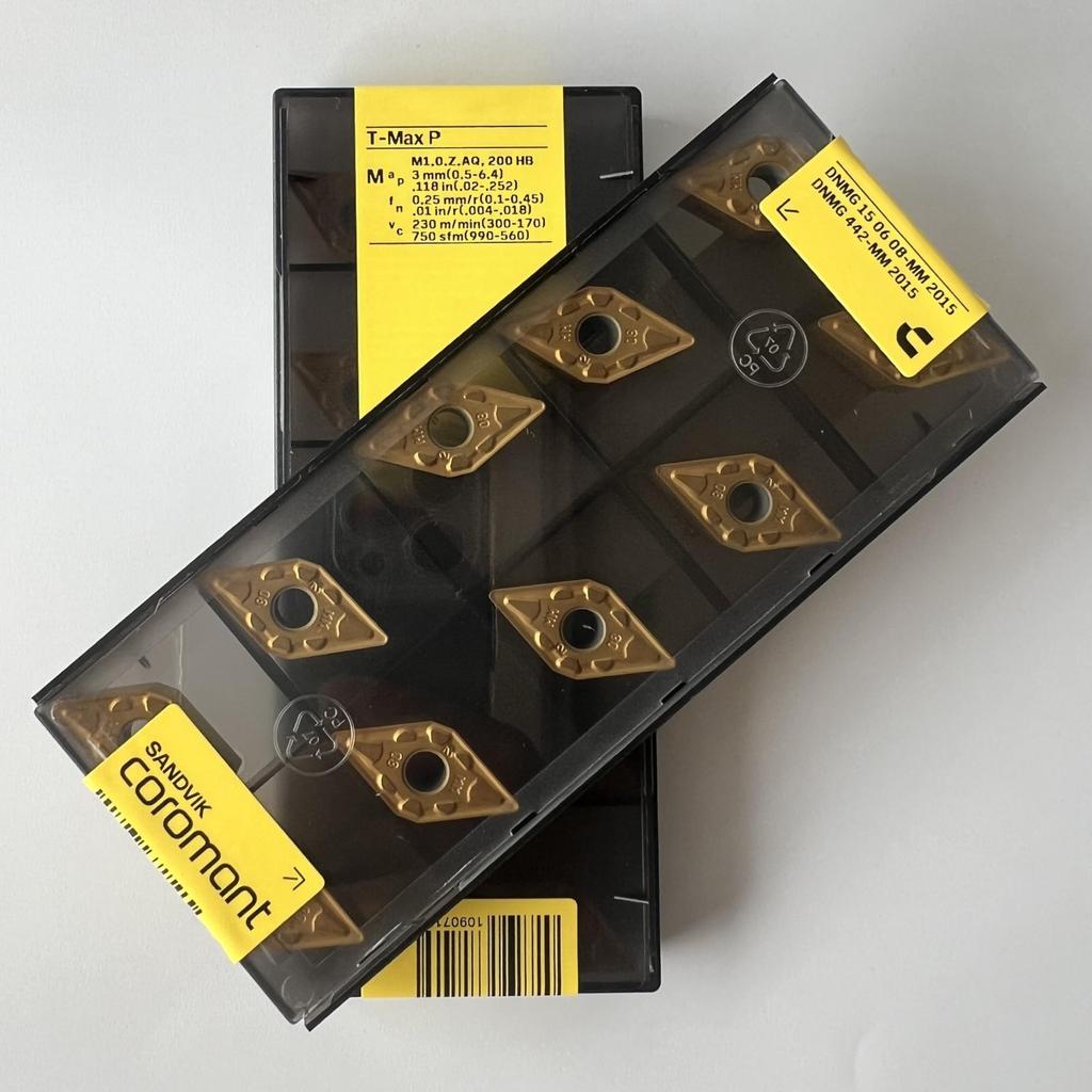SANDVIK / DNMG150608-MM 2015 / Original Swedish hard alloy blade 10 Pcs