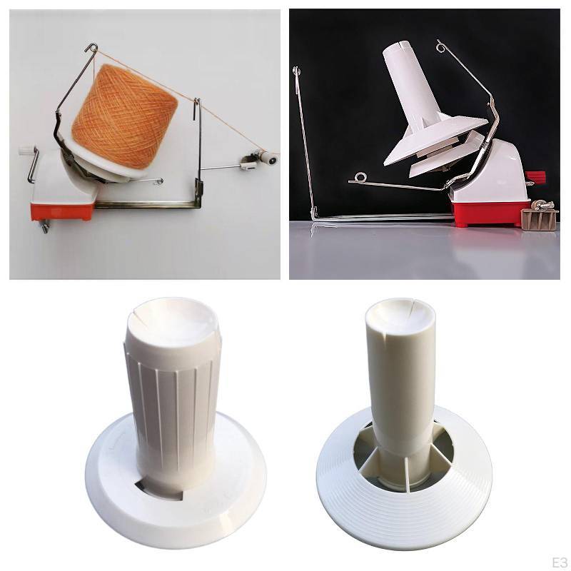 Hand Crank Yarn Winder Large And Small Bobbins For Knitting And Crochet Projects