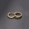 Fashionable Classic Copper Earrings K01 Gold