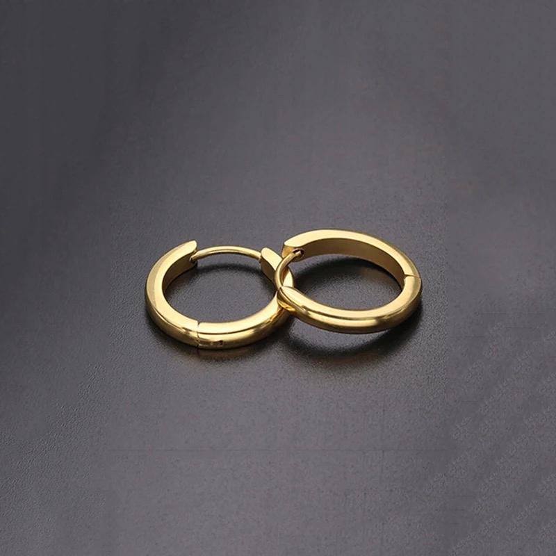 Fashionable Classic Copper Earrings K01 Gold
