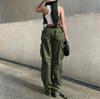 2022 Women's Street Hip Hop Low Waist Fashion Workwear Denim Pants