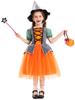 2026 Pumpkin Witch Dress for Girls Halloween Party Tutu Fancy Costume Classic Role Play Outfit