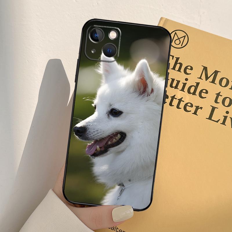 Japanese Spitz Dog Case For iPhone 16 15 14 Pro Max Plus 13 14 15 Pro Max 11 12 Mini Cover Coque