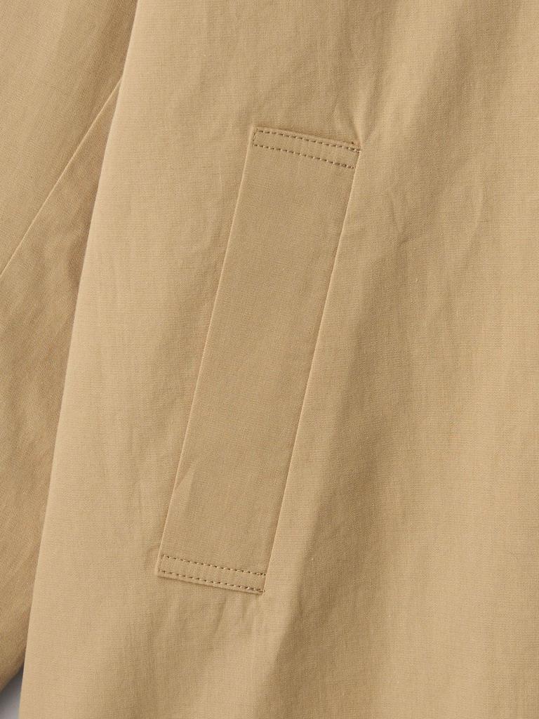 Cohen Cotton Linen Square Trench Coat 76606020210 1100 LT.GRAY(11) FREE