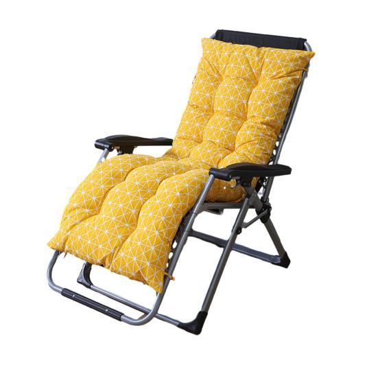 Recliner Cushion Cotton Linen Chair Pad with Straps Soft Padded Chair Cushion for Folding Recliners Rocking Chairs Home Office Use