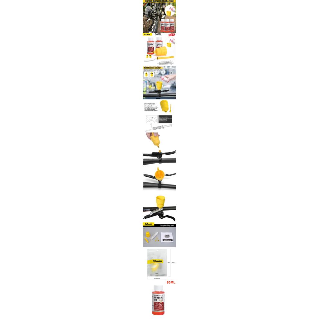 60ML Bicycle Brake Oil Bleed Kit Tools For SHIMANO,TEKTRO,Avid,Series MTB Road Bike Brake Repair Tool