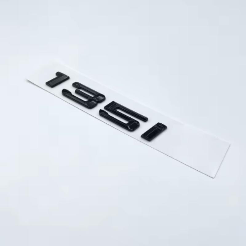 116i 118i 120i 125i 130i 135i Car Rear Boot Emblems Number Letter Badge for BMW 1 Series E81 E82 E87 E88 F20 F21 Glossy Black
