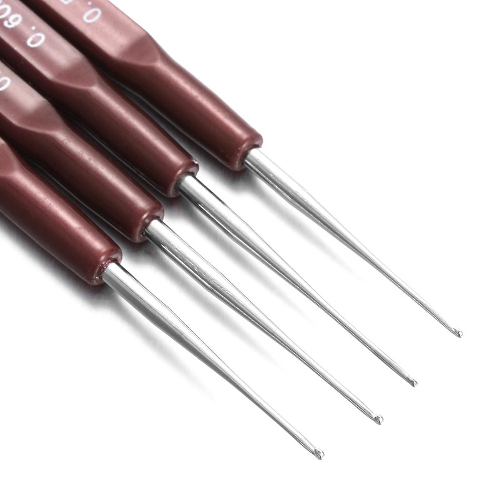 Werkzeuge machen Haaraccessoires Haarmachwerkzeuge Mikrohaken Häkelnadel Dreadlock Häkelnadeln