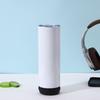 Smart Bluetooth Speaker Water Bottle 20oz Double Wall Stainless Steel Insulated Tumbler Car Office Travel