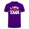 Cool I Love Yaoi T Shirt Funny Heart Anime Unisexga Boys Love Fan Gift Tshirts Short Sleeve Tee Da182