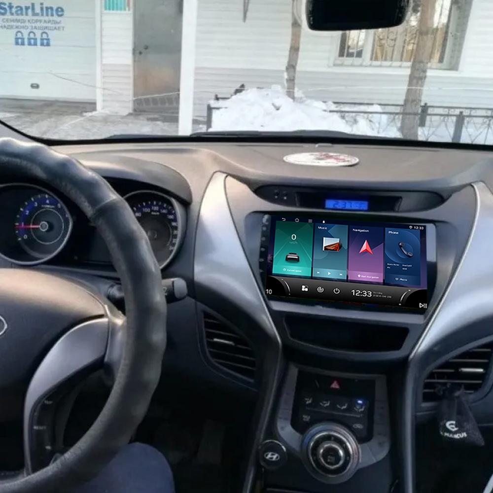 Android bilradio for Hyundai Elantra 5 (MD) 2011-2014 2 din Multimediespiller 4G WIFI GPS Carplay Hovedenhet Bilstereo