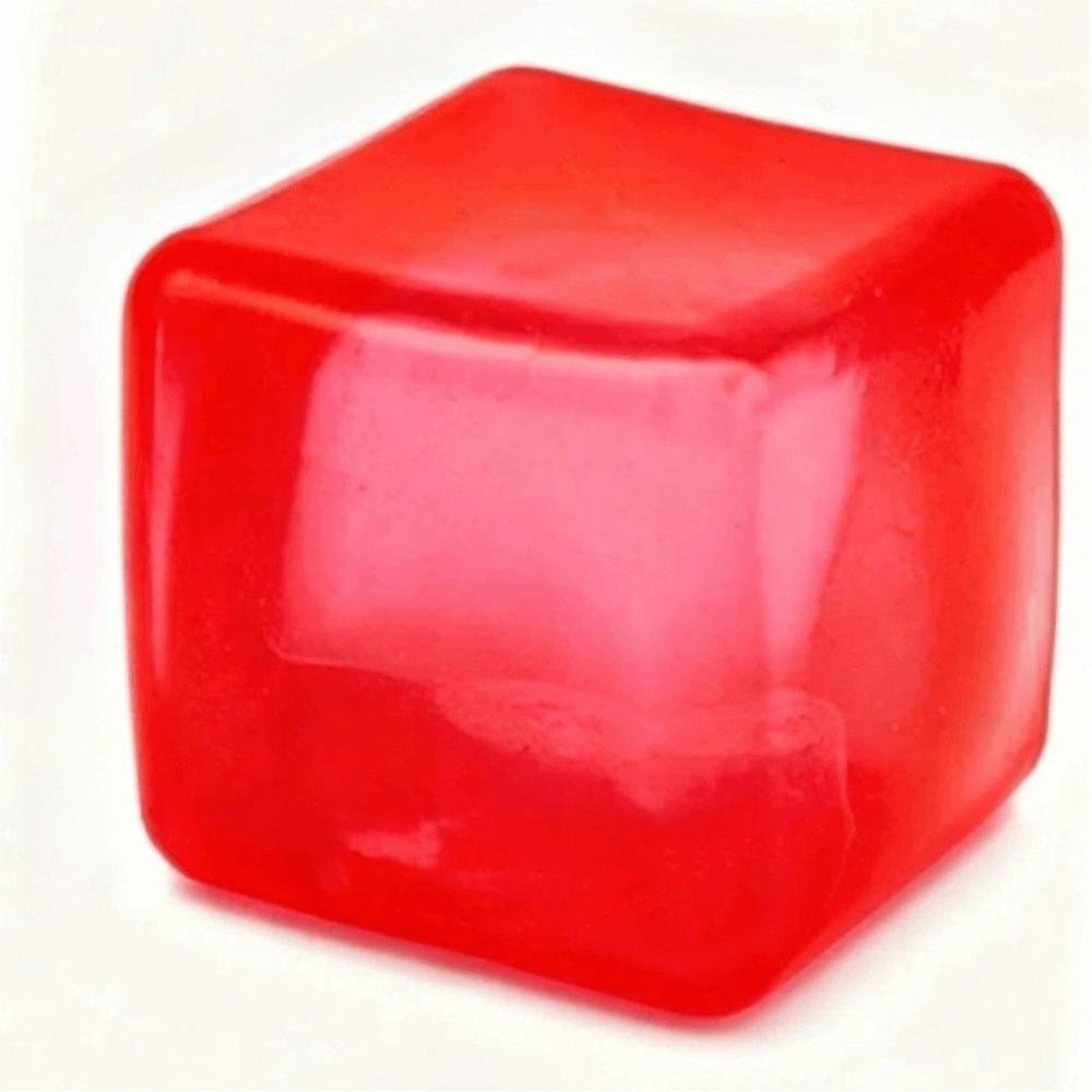 Non-Toxic Ice Cube Fidget Toy Washable Squeeze Cube Toy Gift Ice Cube Sensory Toy Classroom