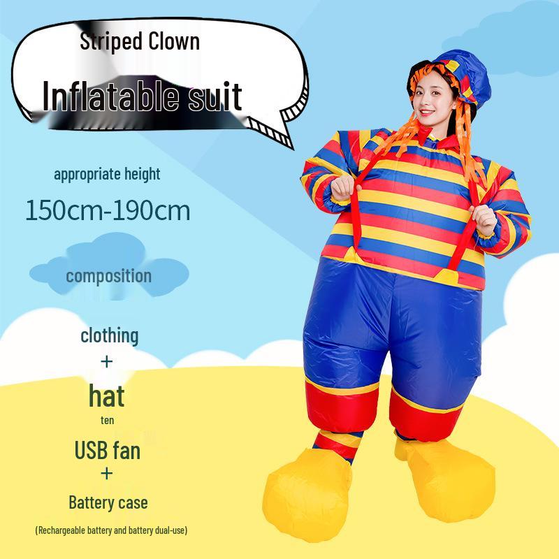 Inflatable Sumo Costumes for Dance & Pranks - Adult Size Fun Props & Dolls