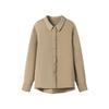 2025 Spring Women's Long Sleeve Silk Blouse - Luxurious Mulberry Solid Color Shirt