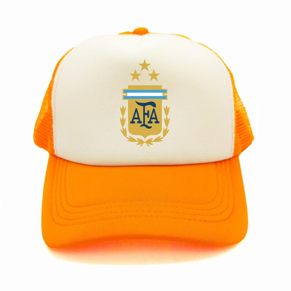 Gorras de Camionero Argentinas Unisex Gorra de Béisbol Fresca de Verano Unisex Malla Red Argentina 3 Estrellas Gorras