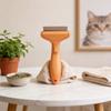 Pet Grooming Brush Abs Material With Easy Fur Removal For Cats And Dogs With Hair Loss Prevention