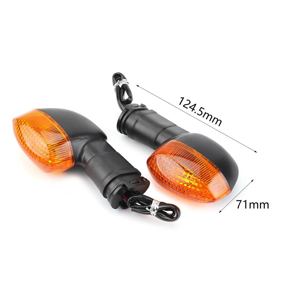 2 Pieces Turn Signal Light Indicator Replaces Motorcycle Blinker Indicator Lamp for Yamaha MT07 09 R1 R6 XJ6 FZ1 FZ6 FZ8