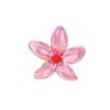 Elegant Spray Painting Exaggerated Flower Rings for Women Girls Colorful Adjustable Ring Vacation Sum Sweet Jewelry Accessories