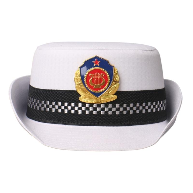 

Railway Trainman Hat for Adult Party Uniform Stewardess Hat Etiquette Hat for Women Roleplay Party Dress Up Hat 58