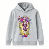 Kids Boys Girls Hoodie Sweatshirt The Amazing Digital Circus Print Casual Long Sleeve Pullover Tops For 3-12 Years Old Children