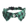 New Pet Cat Collar British Gentleman Plaid Bow Tie Stylish Accessory for Cats Dog Accessories Cat Collar Dog Y Harness