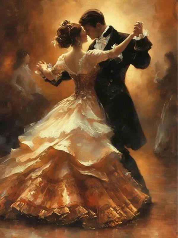 Diamond Painting New Collection 2024 Romantic Couple Dance Partners Diy Full Square Round Drill Rhinestone Embroidery Mosaic Cross Stitch Kits